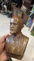 Lenin  bronz szobor, 16 cm-es magasságú, gyűjtőknek.