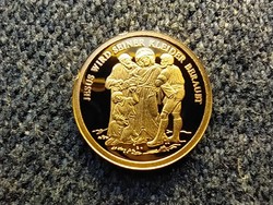 Historical Austrian mini gold Jesus stripped of his clothes .585 Gold 0.5g pp (id64334)