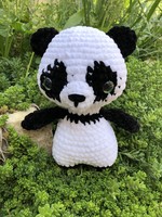 Unique crocheted plush (amigurumi) panda