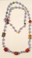 Old millefiori long necklace