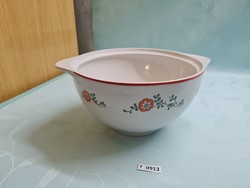 T0913 lubjana flower pattern soup bowl 29 cm