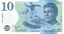 Ferenc Puskás commemorative banknote