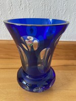 Cseh kristály üveg váza