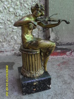 Antique art nouveau bronze statue