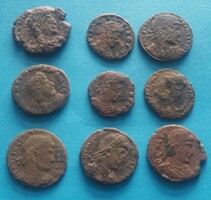 9 Roman small bronze