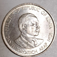 1980. KENYA 50 cent  (1011)