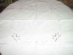 Beautiful antique pink elegant tablecloth