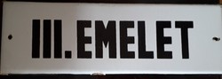 Enamel plate approx. 1930
