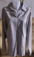 Cedarwood 22/50 sand colored cotton-linen long sleeve tunic