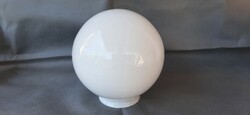 Snow-white layered milk glass sphere