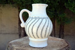 Retro strehla east german vase / old gdr ceramic vase / jug