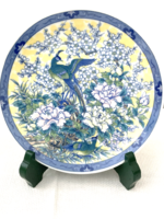 Japanese decorative plate with phoenix bird