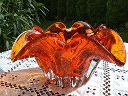 Blown glass cigar ashtray or centerpiece designed by Josef hospodka from the 1960s