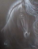 Horse portrait 8. C. Painting