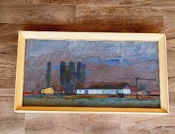 Gallery painting by István Moldován: farm