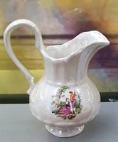 Romantic, antique, small jug, luster glazed. 14 Cm. High measured including the ear.