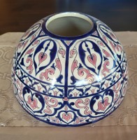 Jelzett antik Zsolnay porcelán lámpa elem