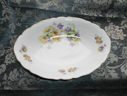 Antique Austrian floral porcelain bowl