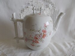 Porcelain jug with bamboo handle
