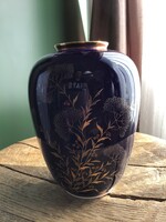 Régi WEIMAR kobalt kék porcelán váza