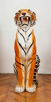 Nagy méretű kerámia tigris figura