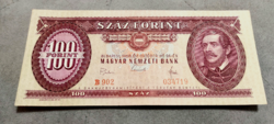 100 Forint-1968-UNC-Ritka