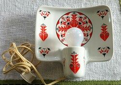 Drasche/Kőbánya porcelán fali lámpa, falikar