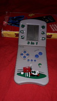 Retro 1990s handheld quartz tetris with quartz quartz game box, works tested as shown in pictures