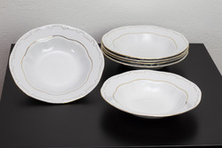 Zsolnay feather dinner set 25 pieces (minimal defects)