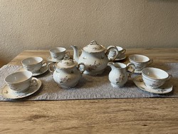 Zsolnay 6 személyes teáskészlet