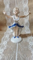 Little ballerina porcelain statue. Arpo