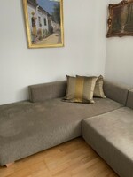 Olive green sofa - new condition, never used