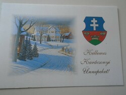 D195144 Balatonszabad Christmas greeting card