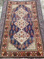 Antique Kazakh Caucasian rug hand-knotted 2 sold together