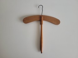 Old wooden hanger vintage clothes hanger b