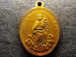 A szent rózsafüzér királynője egyházi medál függővel (id69184)