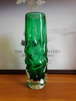 Pavel hlava mid century glass vase from 1967 - damaged -