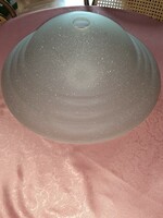 Ceiling, hanging, opal-colored large lamp shade