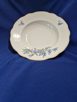 Old blue forget-me-not plate