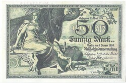 Germany 50 gold mark 1889 replica