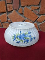 Collectors of Zsolnay's rarer forget-me-not porcelain scone bowl stew soup bowl