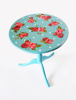 Floral side table