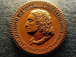 Saxony German Meissen Porcelain Medal, Böttger (id59630)