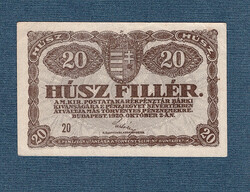 20 Fillér 1920