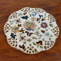 Faience decorative plate