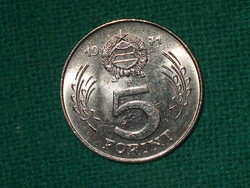 5 Forint 1971 ! Szép !