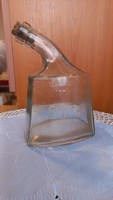 Antik" Zwack Budapest Hungary federal law forbids sale or reuse this bottle" felirattal üvegpalack