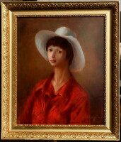 Peter Kloton: 1927-1985 - girl-hat with hat guarantee