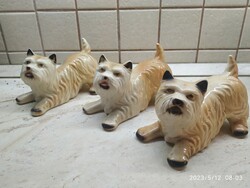 3 porcelain dogs for sale! Romanian porcelain dog for sale!