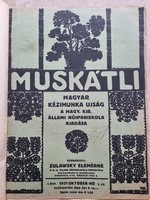 1931 Muskatli handicraft newspaper 1 year's newspapers bound